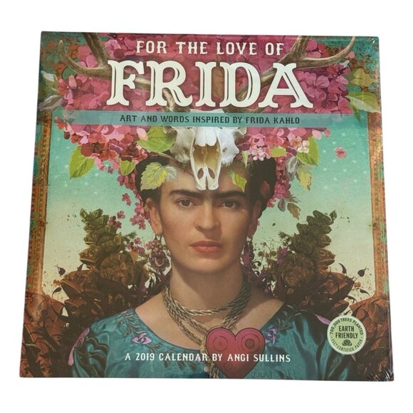 For The Love Of Frida 2019 Calendar of Art & Words Inspired by Frida Kahlo - Picture 1 of 2